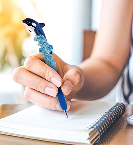 Planet Pens Killer Whale Novelty Pen - Cute Fun And Unique Kids And Adults Ballpoint Pen Colorful Sea Life Writing Pen Instrument For School And Office Desk Decor #TOP7