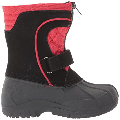 Totes Kids Snow Boots With Dual Closure (Bradley) All-Weather Insulated Winter Boots Built For Comfort, Durability - Keeps Feet Warm & Dry #TOP5