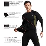 CL convallaria Thermal Underwear Long Johns Set Mens Winter Gift Hunting Gear Sport Base Layer Bottom Top - Image 2