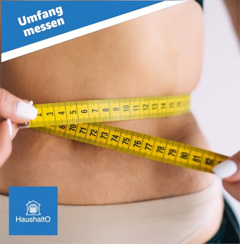 2 in 1 - Maßband 150 cm - Präzises Messen - Schneidermaßband cm + INCH Massband - Aufbewahrungsbox