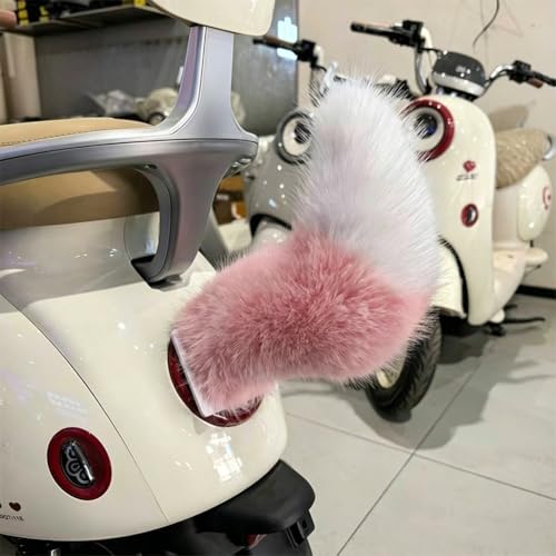 Queue de voiture électrique télécommandée en peluche pour SUV et scooter