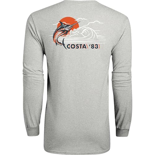 Costa Del Mar Bluewater Ls Homme : haut technique de sport et nautisme