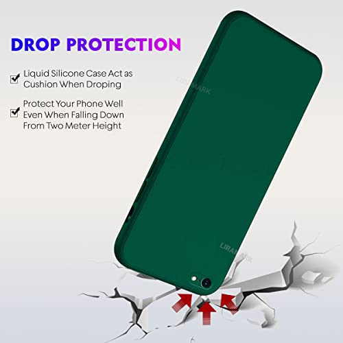 Image of LIRAMARK Silicone Soft Back Cover Case for Apple iPhone 6 / iPhone 6s (Silicone Green)