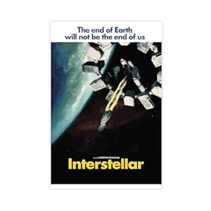 Sjfse Interstellar Filmposter Leinwand-Poster 20 x