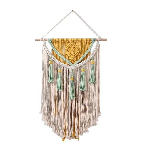 Macramé mural KnSam solution pour décorer un mur vide de chambre d'enfant