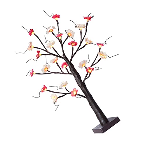 Arbre lumineux LED de table style bonsaï féerique pour décoration de chambre
