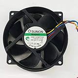 for SUNON KDE1209PTVX 4.4W 12V 9CM 4-pin Circular maglev Fan