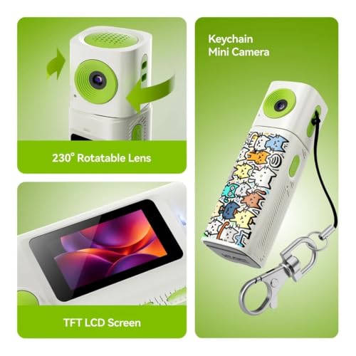 Image of 2026 New Lipstick Thumb Mini Camera, 2K HD Portable Long Battery Sports Camcorder for Students Outdoor Video & Photography(Blue NO Card)
