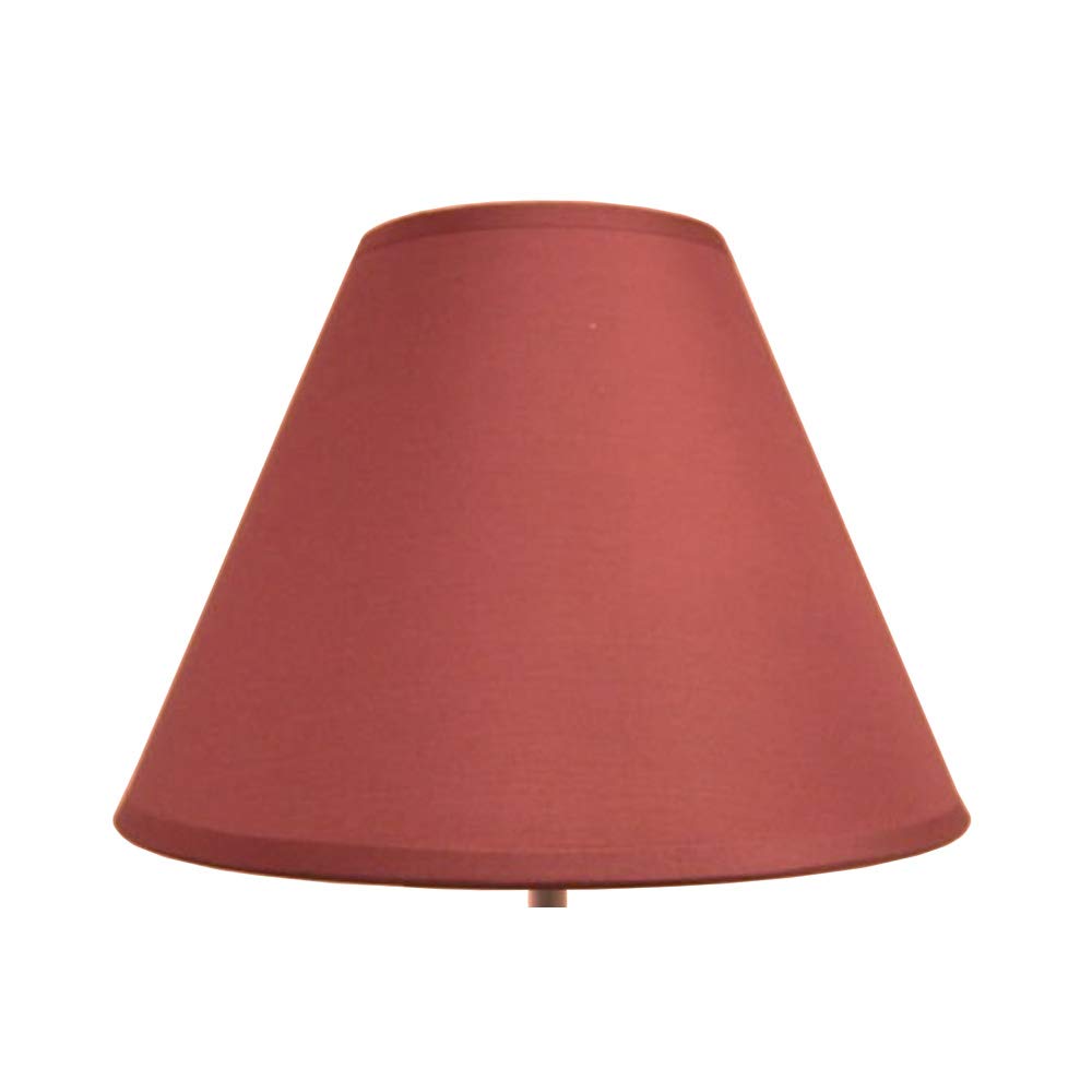 9" Cotton Coolie Pendant Or Table Lampshade In Burgundy Colour