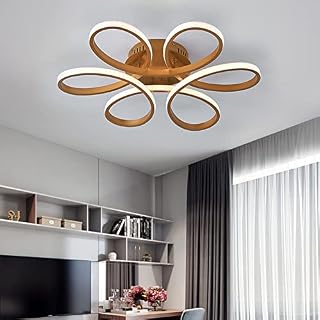 XEMQENER 65W Dimmable LED Ceiling Light with Remote Control, Modern Flush Mount Light Fixture for Living Room Bedroom Childrens Room(29, 2800K~6500K)