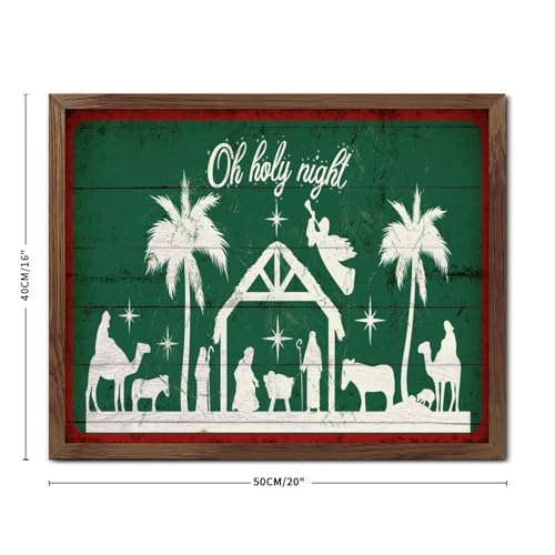 Plaque Positive en Bois de Noël pour Entrée Chaleureuse et Salon Convivial