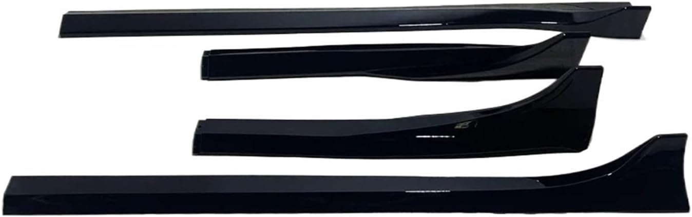 Side Skirts Car Side Skirt Compatible for Tesla Model 3 2017-2023 207.5cm Body Kits Fast Style Side Lip Gloss Black Guard Cover Auto Accessories(Gloss Black)
