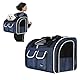 PETCUTE Katzenrucksack Hunderucksack für Katzen und Kleine Hunde,Atmungsaktiv Haustier Rucksack Katzentransportbox mit Herausnehmbarer Matte,Faltbar Katzentasche,Multifunktionales Transportbox Hund