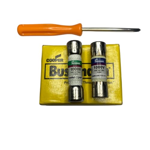 Fusível Dmm-44/100r + DMM 11AR - Novo - Marca Bussmann - Original para Multímetros Fluke + Mini Chav