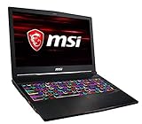 MSI GE63 9SF-621 Raider (39,6 cm/15,6 Zoll/144Hz) Gaming-Notebook (Intel Core i7-9750H, 16GB RAM, 512GB PCIe SSD + 1TB HDD,  Nvidia GeForce RTX2070 8GB, Windows 10 Home)