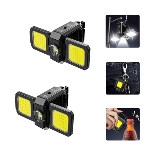 COBライト 小型LEDプロジェクター USB充電式 1000ルーメン 超高輝度...