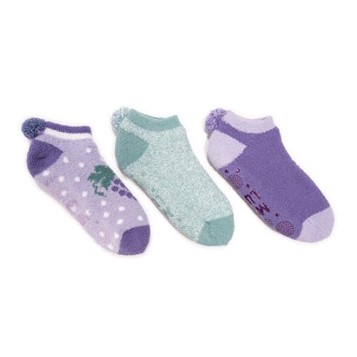 Image of MUK LUKS Women's Set of 3 Cozy Fruit Footies