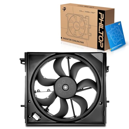 PHILTOP Engine Cooling Radiator Fan Assembly for NIS-san Rogue Sport 2017-2022 2.0L Electric Radiator Fan Kit Replacement 620-473 214816MA0A 214816MA0B
