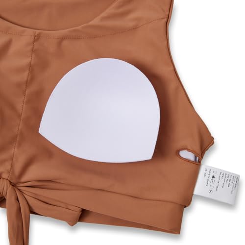 Image of IFFEI Family Matching Mommy and Me Swimsuits Two Piece Bikini Set Tank Top and Bottom Bathing Suits Swimwear