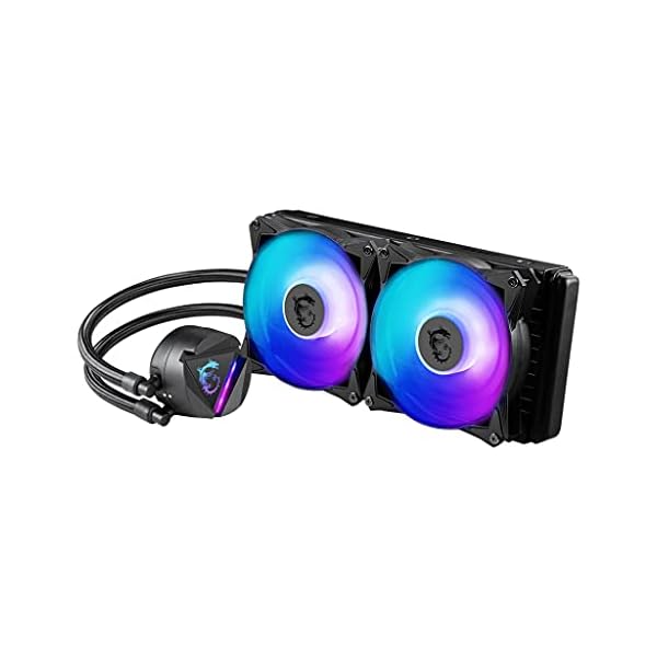 MSI MAG CORELIQUID 280R (Refrigeración Líquida AIO CPU, Radiador 280, Radiador Pump Design, 2 x 120mm ventiladores ARGB, Intel 1151/1200/2066, AMD AM4/AM2/AM3/FM2) - Image 3