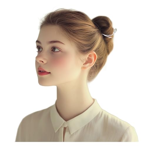 Pince à cheveux en argent HangErFeng femme accessoire cheveux fleur