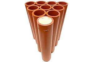 Mortar Tube Fireworks Orange HDPE DR 11 10 Pack