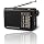 Retekess V117 Portable Radios AM FM, Shortwave Radio with Clear Dial, Transistor Radio with Best Reception for Seniors (Black)