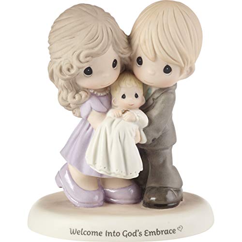 Precious Moments 193002 Welcome Into God's Embrace Bisque Porcelain Figurine