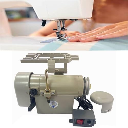 Sewing Machine Motor 550W AC110V 3/4HP Industrial Motor with Carbon Brush Energy Efficient Quiet Operation Low Noise