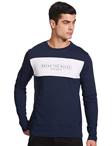 Image of Amazon Brand - Symbol Men's Color Block Regular Fit T-Shirt