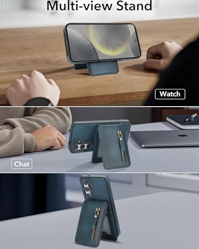 Funda para Samsung Galaxy S23 Plus compatible MagSafe con tarjetero 6