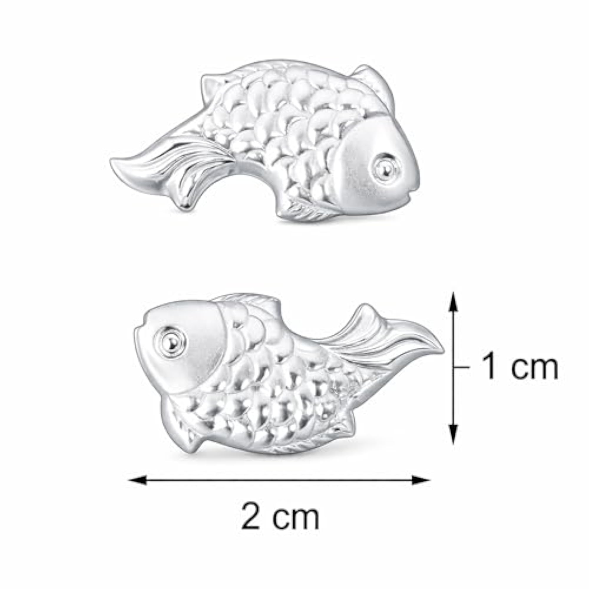 Pure Silver Fish for Astrological and Vastu Remedies