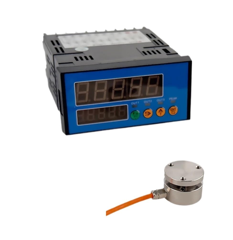 Cella di carico e indicatore digitale | Set di pulsanti precisione in acciaio inossidabile Uscita analogica 4-20mA 0-10V(200KG,RS485 10-28V)