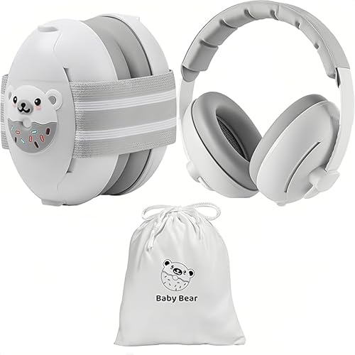 Image of BOENFU Baby Ear Muffs Noise Protection Noise Cancelling Headphones with Adjustable Headband, Ear Protection for Babies