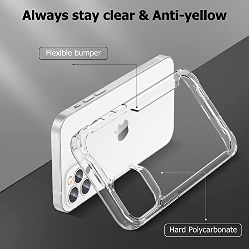 ORETECH Compatible with iPhone 12 Pro Max Case Clear - Image 4