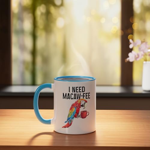 Taza de Cerámica Azul y Blanco 11 onzas miniatura 3