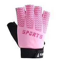 Fahrradhandschuhe Kinder Fingerlos - Rutschfeste Sport Handschuhe 5-12 Jahre