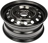 Dorman 939-111 15 X 6 In. Steel Wheel Compatible with Select Nissan Models, Black