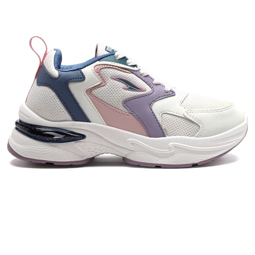 Image of ASIAN Aroma-02 Women's Chunky Sneakers | Lightweight Memory Foam Cushioning | Breathable Mesh Upper | Stylish Thick-Sole Casual Shoes