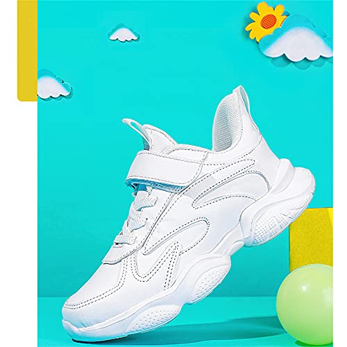 MATERUIEYES Children's Shoes Sports Shoes Small White Shoes Mesh Girls' Running Shoes Sneakers2