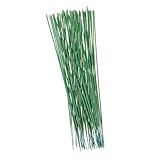 Angoily 50stücke Kunststoff Blumenstiele Floral Stiele DIY Blumenstange Handwerk Lieferant Für Künstliche Blumen Basteln Und Hochzeitssträuße