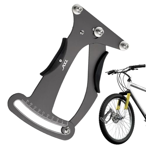 Misuratore di tensione a raggi per bici - Strumento di tensiometro a ruota professionale | Strumento di misurazione a raggi accurato per mountain bike road in bicicletta, contatore di tensione raggio