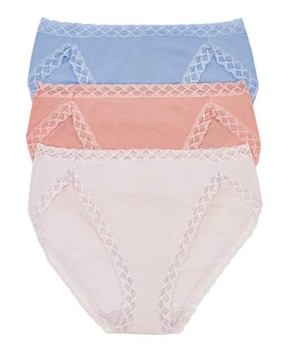 Image of Natori Women's Pima Bliss French Cut Briefs 3 Pack