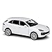 JKSM Auto Modello 1:24 Modello Auto per Porsche per Cayenne Turbo Simulazione in Lega Metallo Giocattolo Auto Giocattolo Bambini Regalo Collezione Modello Giocattolo Regali (Color : White)