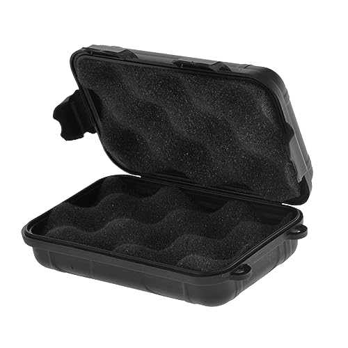 OSOLADY Waterproof Box for Camping Outdoor Waterproof Survival Storage Airtight Plastic Storage Case Size l for Mobiles Keys Khaki