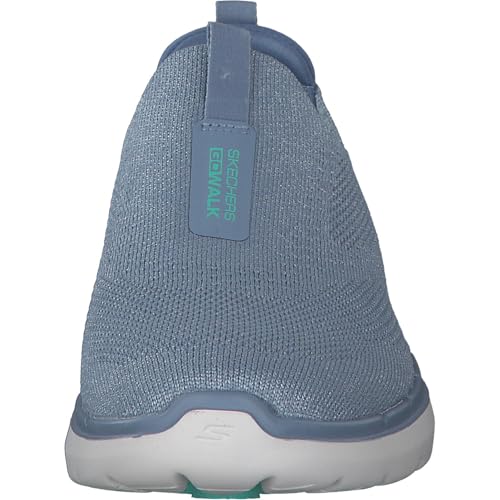 Skechers Performance Women's GO Walk 6 - Glimmering, Blue/Turquoise, 11