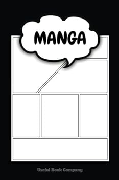 Manga: Blank Manga Book, 6 x 9 inches, Manga Templates,