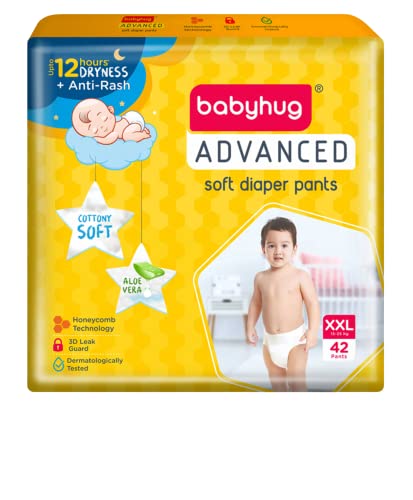 Image of Babyhug Advanced Pant Style Diaper Extra -Extra Large Xxl 42 Pcs.