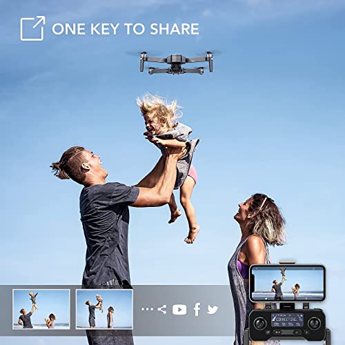 Ruko F11Gim2 Drones With Camera For Adults 4K, 9800Ft Long Range Video Transmission, 3-Axis Gimbal, 56Mins Flight Time Gps Auto Return And Follow Me Quadcopter With 2 Batteries, Level 6 Wind Resistance #TOP7