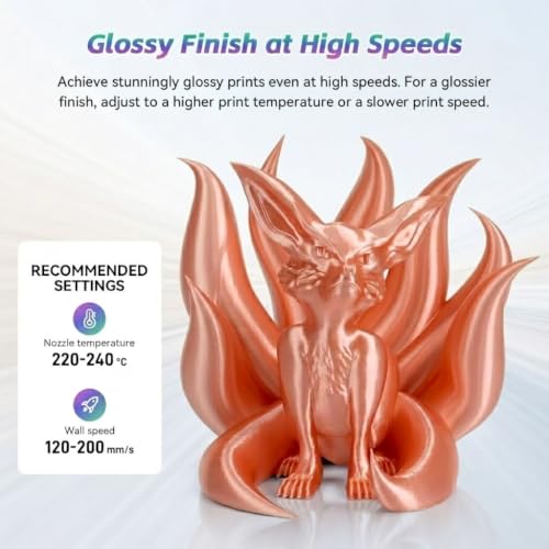 Image of Silk PLA 3D Printing Filament 1.75mm Filajoy3D 3D Printing Filament 1KG, Dimensional Accuracy ±0.03mm, Compatible with Most FDM 3D Printers, Pink
